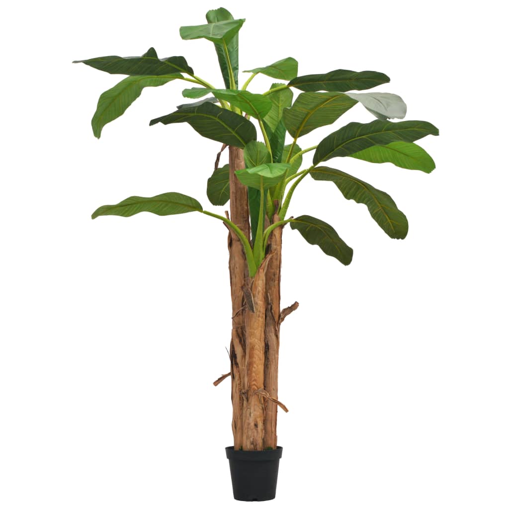 Kunst bananenboom met pot 250 cm groen