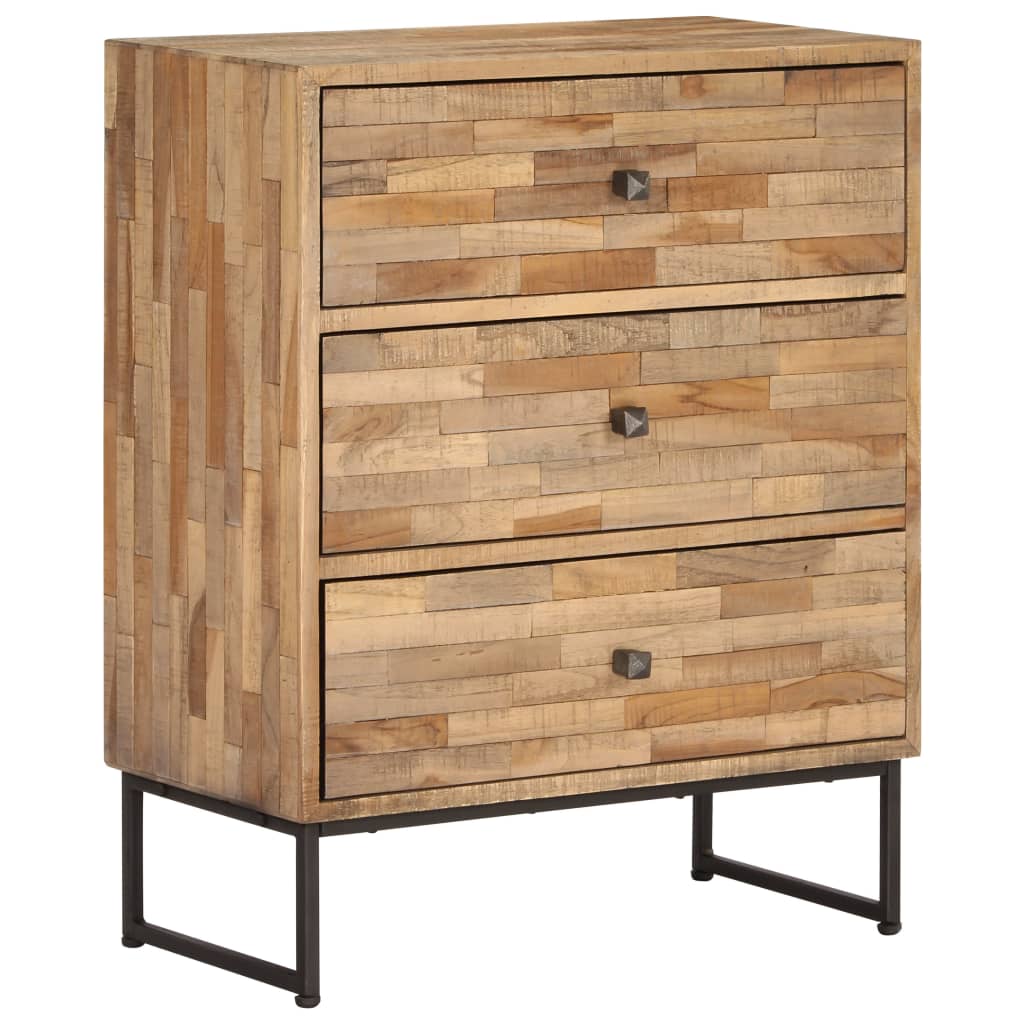 Dressoir 60x30x75 cm gerecycled teakhout