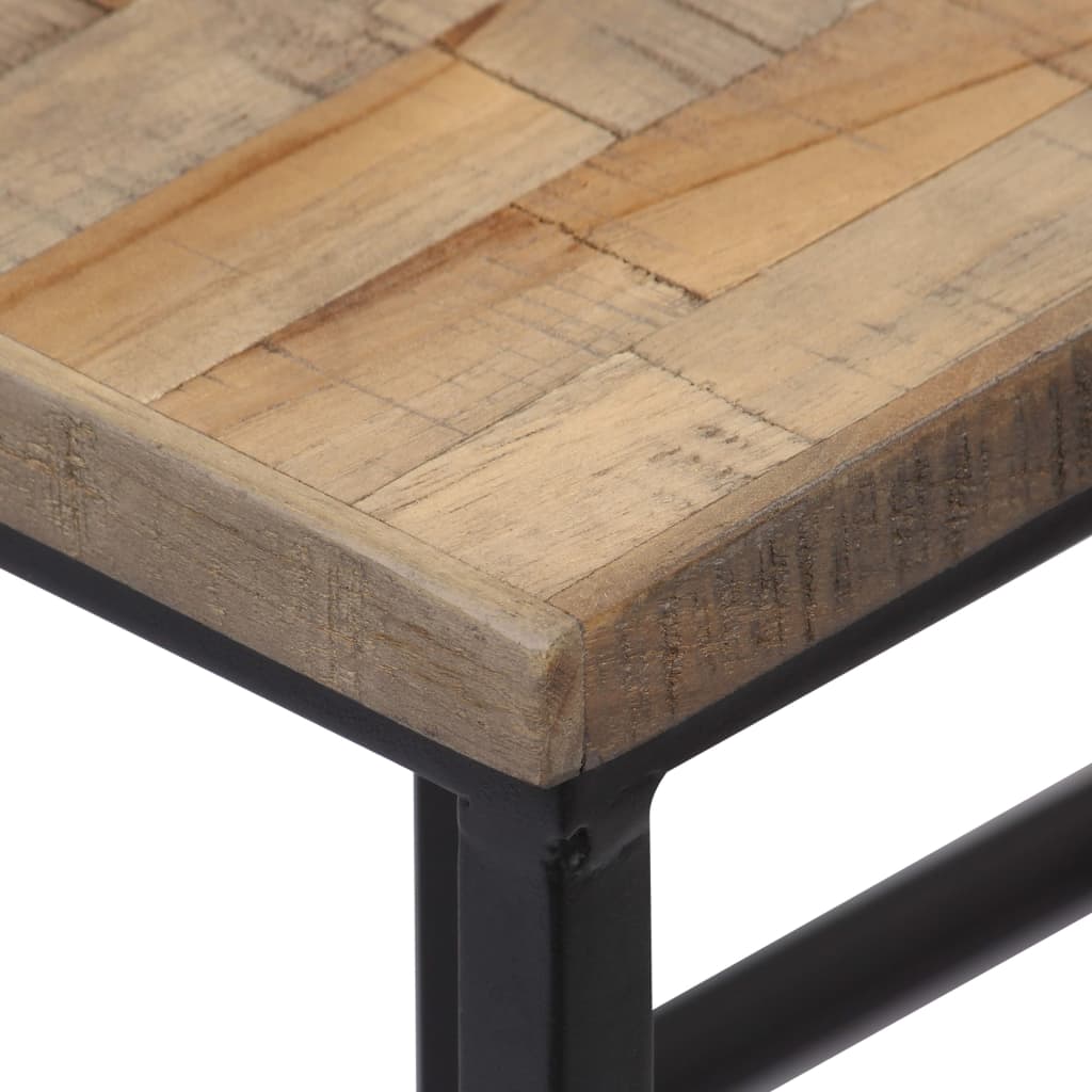 Plantentafelset gerecycled teakhout 3-delig – afbeelding 8