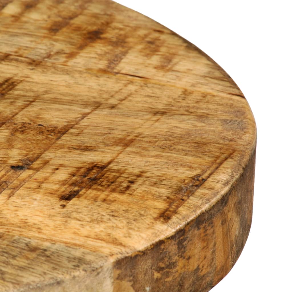 Barkrukken 4 st massief mangohout – afbeelding 6