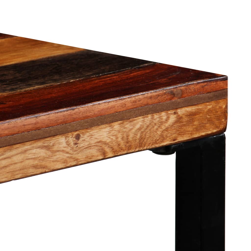 Bartafel 70x70x106 cm massief gerecycled hout – afbeelding 5