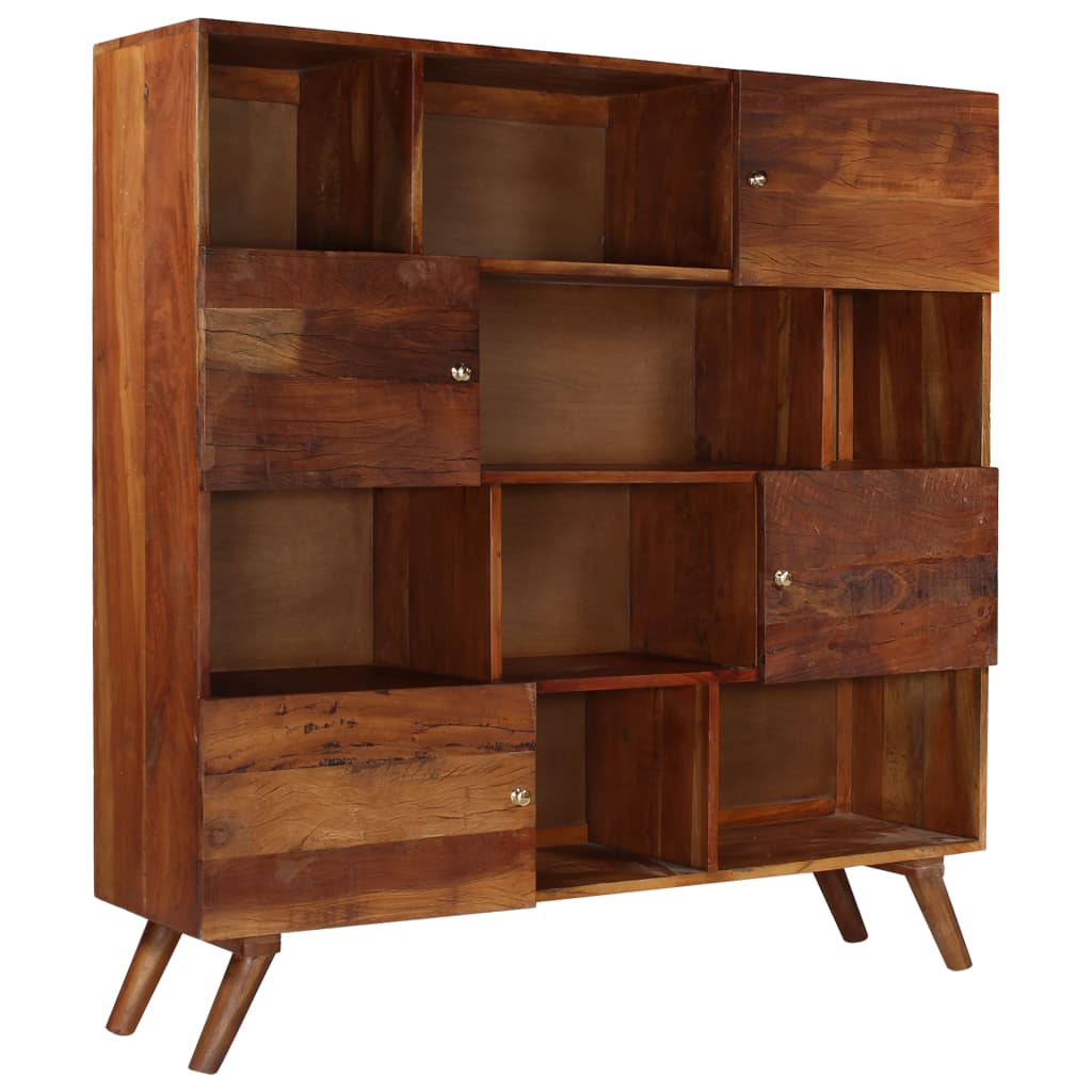 Hoge kast 150x40x152 cm massief gerecycled hout
