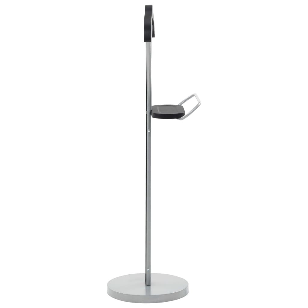 Kledingbutler 45x35x107 cm zwart en grijs – afbeelding 3