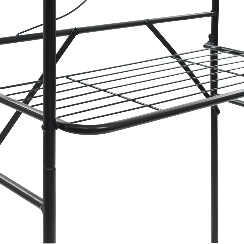Badkamerrek 60x33x174 cm zwart – afbeelding 6