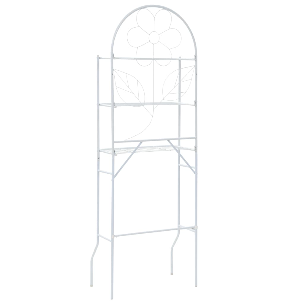 Badkamerrek 60x33x174 cm wit – afbeelding 4