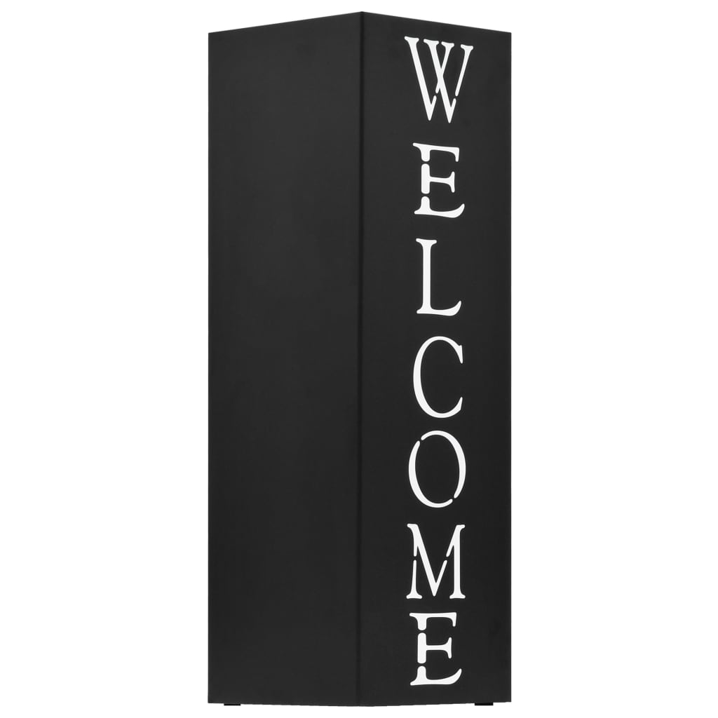 Parapluhouder Welcome staal zwart – afbeelding 2