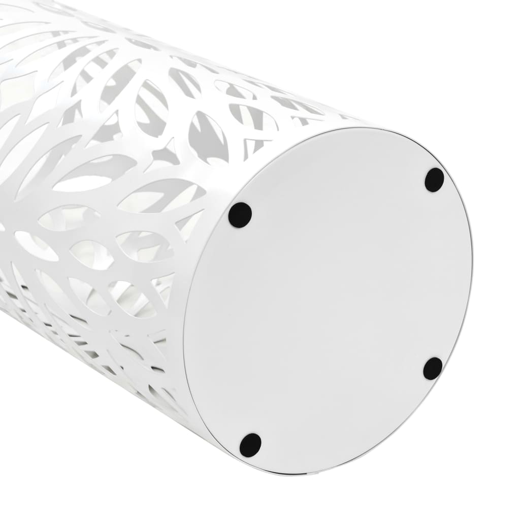 Parapluhouder bladeren staal wit – afbeelding 4