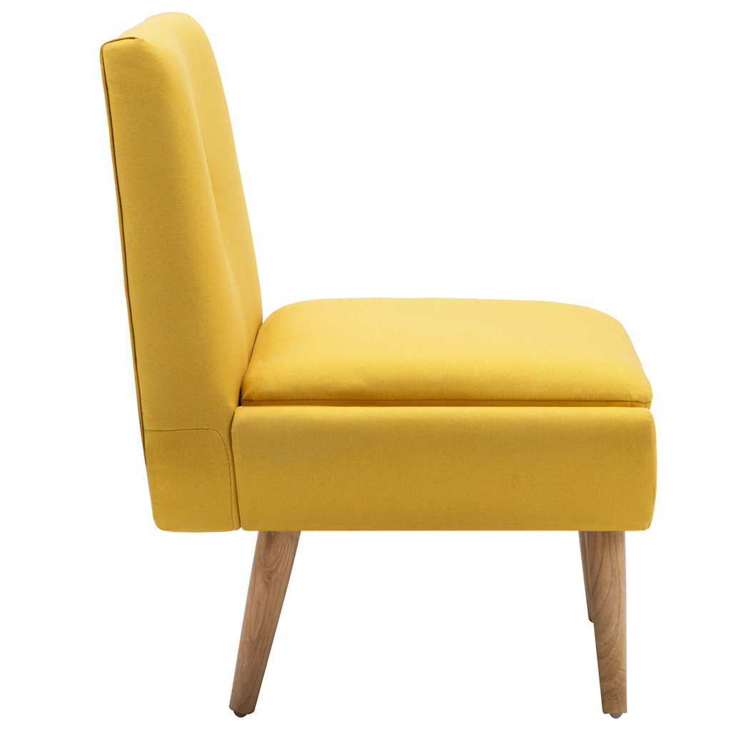 Fauteuil stof geel – afbeelding 4