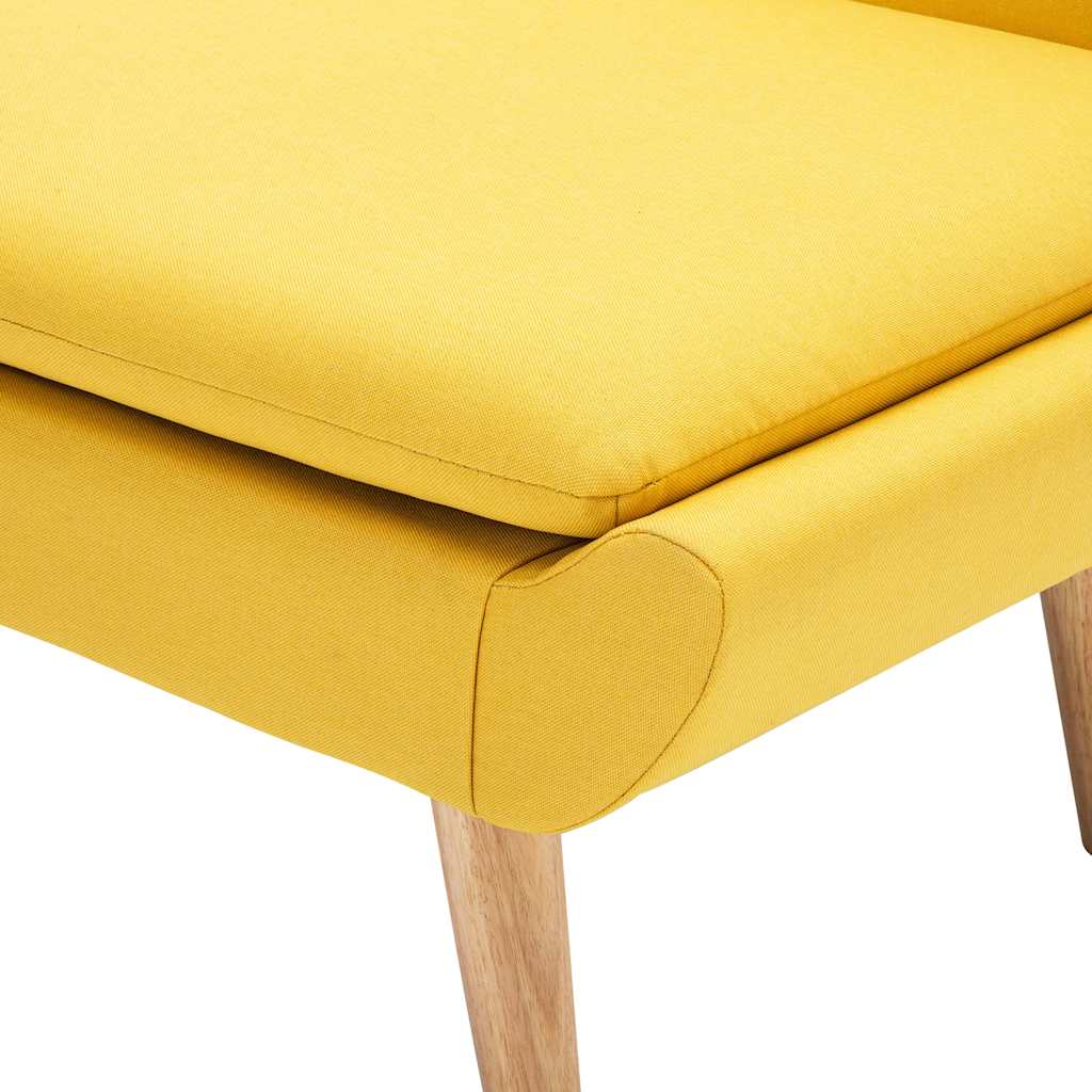 Fauteuil stof geel – afbeelding 6