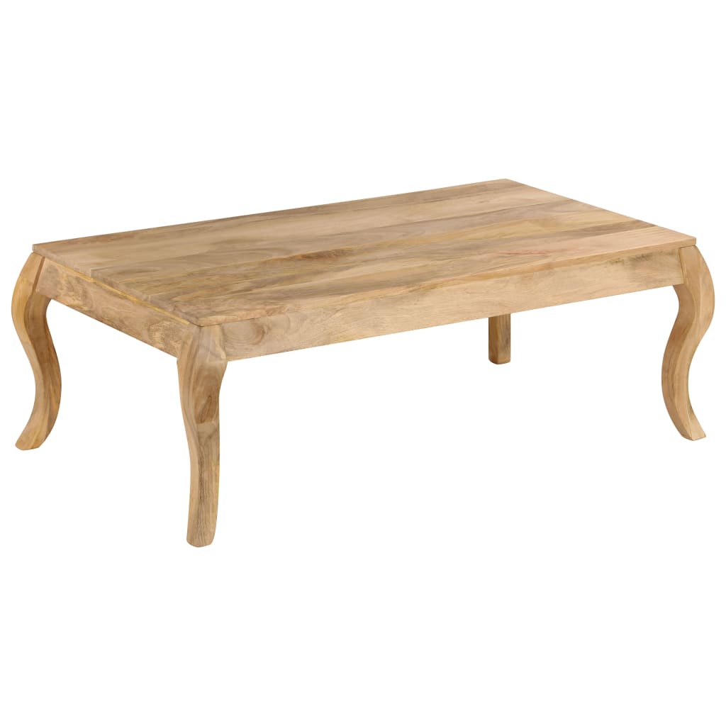 Salontafel 116x66x41 cm massief mangohout – afbeelding 1