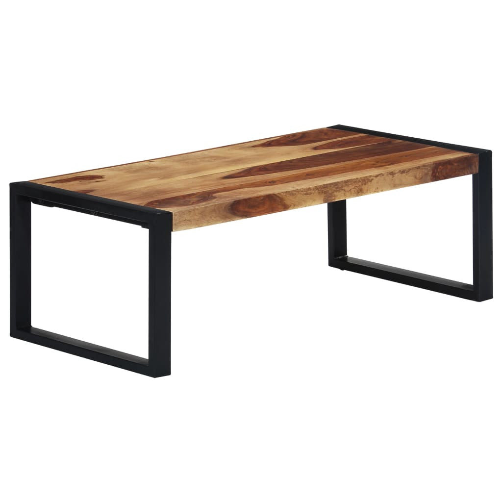Salontafel 110x60x40 cm massief acaciahout – afbeelding 1