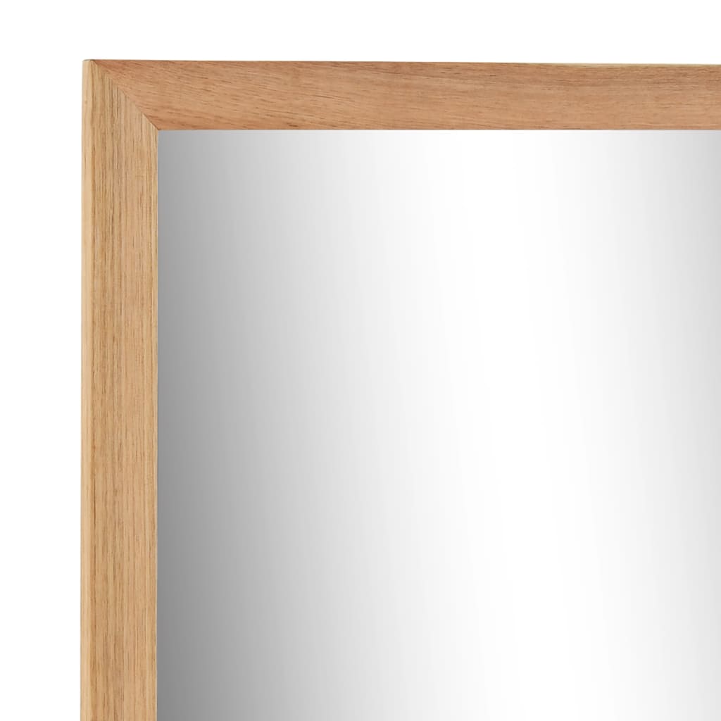 Badkamerspiegel 60x12x62 massief walnotenhout – afbeelding 5