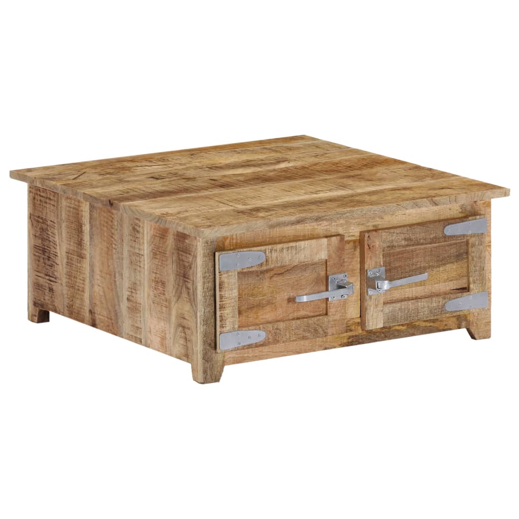 Salontafel 70x70x30 cm massief mangohout – afbeelding 1