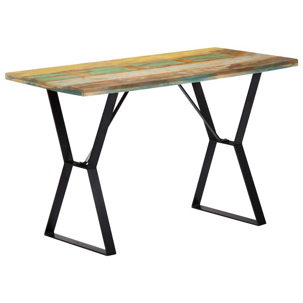 Eettafel 120x60x76 cm massief gerecycled hout