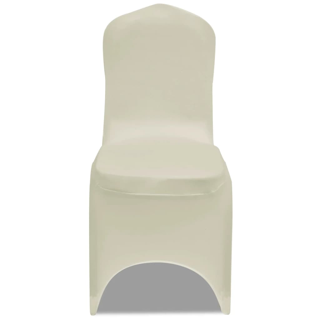 Stoelhoezen stretch crème 100 st – afbeelding 2