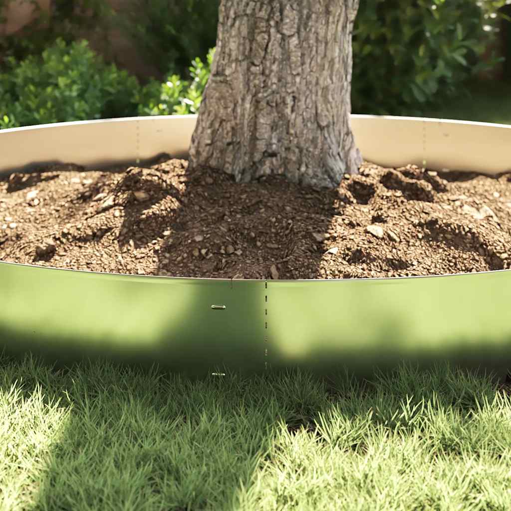 Grasboorden 10 st 100x20 cm gegalvaniseerd staal – afbeelding 3
