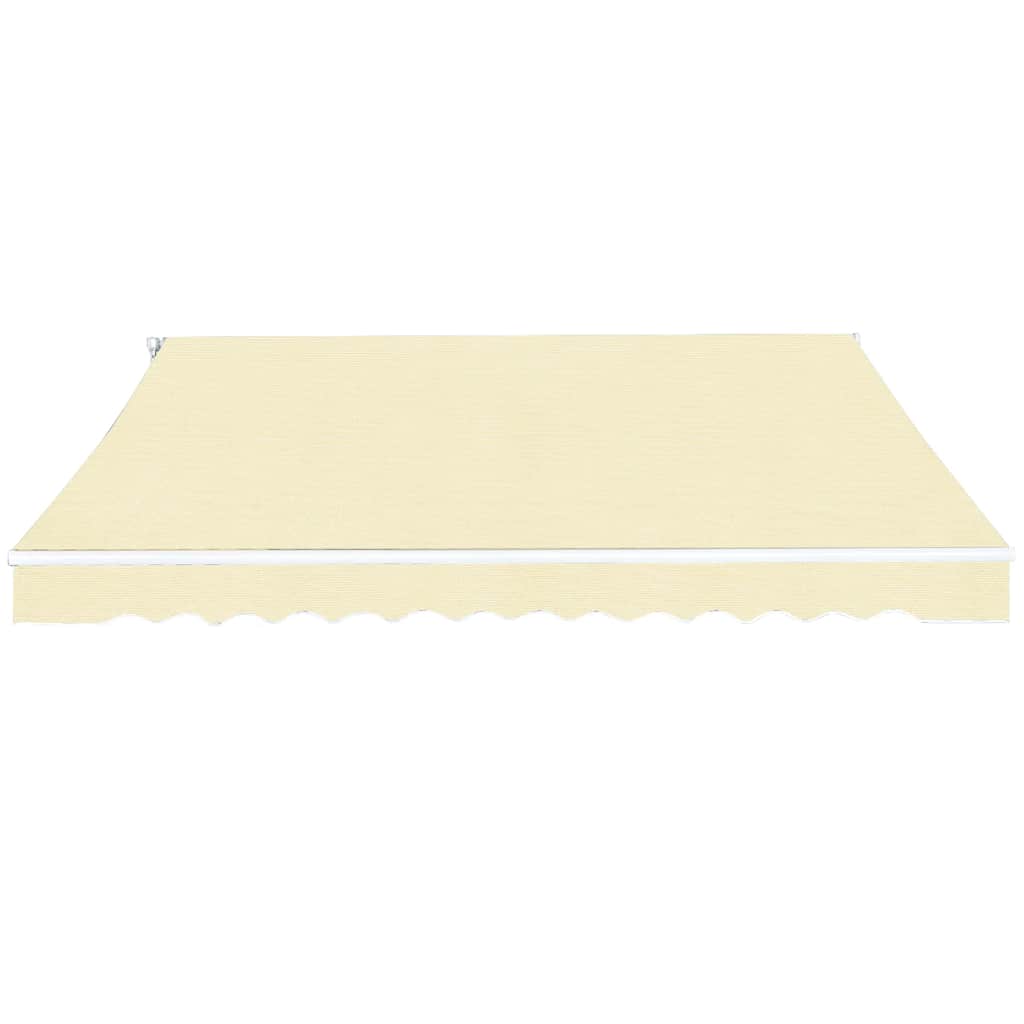 Luifel handmatig uittrekbaar 400 cm crème – afbeelding 2