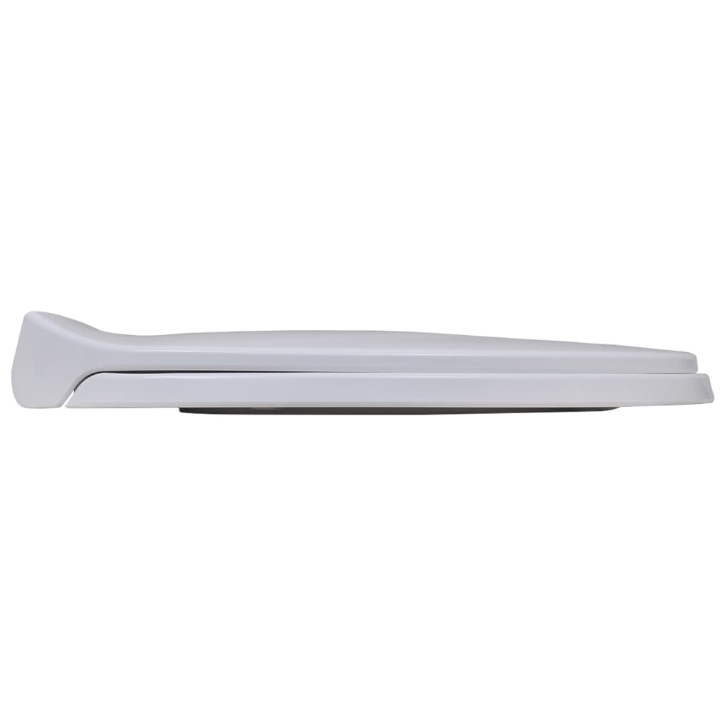 Toiletbrillen met soft-close deksels 2 st kunststof wit – afbeelding 3