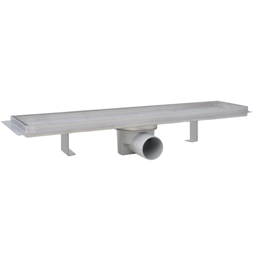 Doucheafvoer 2 st rechthoekig 530x140 mm roestvrij staal – afbeelding 3