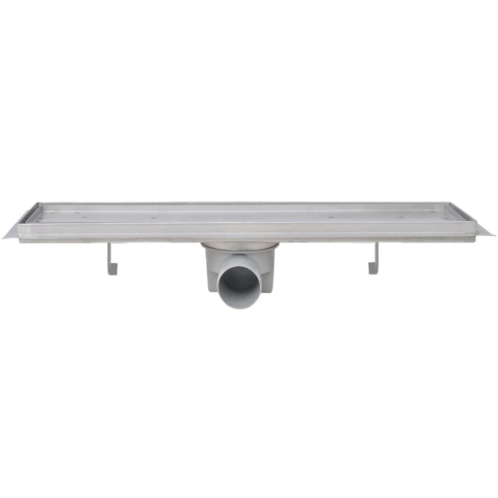 Doucheafvoer 2 st rechthoekig 530x140 mm roestvrij staal – afbeelding 4