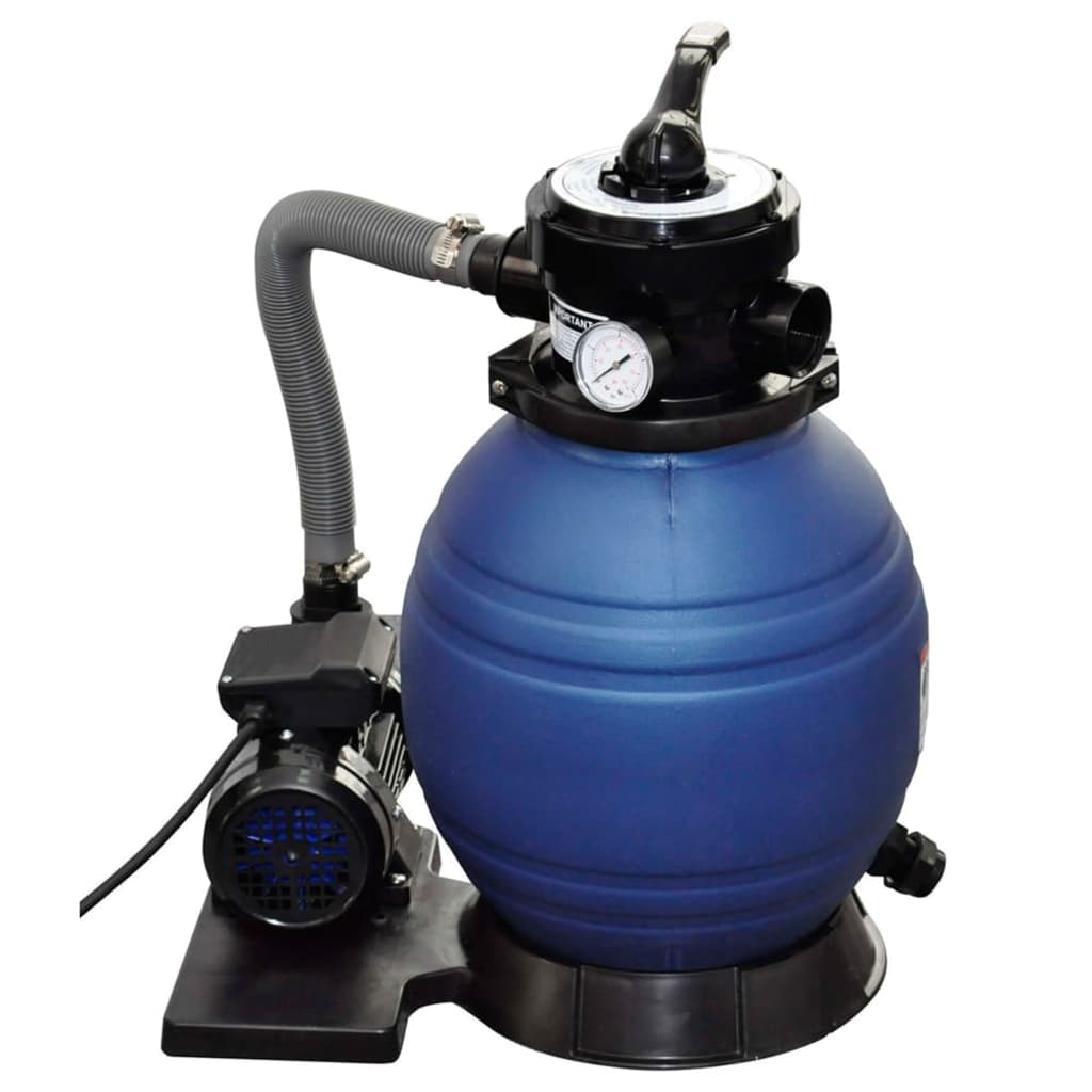 Zandfilterpompen 2 st 400 W 11000 L/u – afbeelding 2