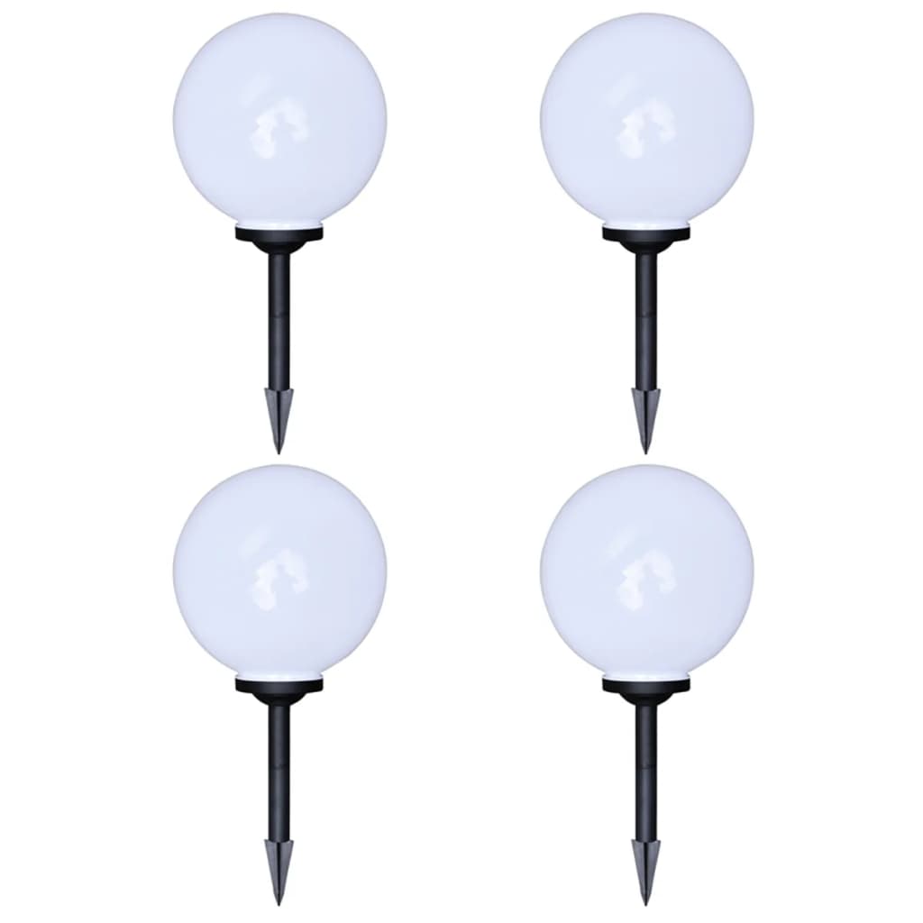 Tuinpadlampen 4 st met grondpin LED 30 cm – afbeelding 2