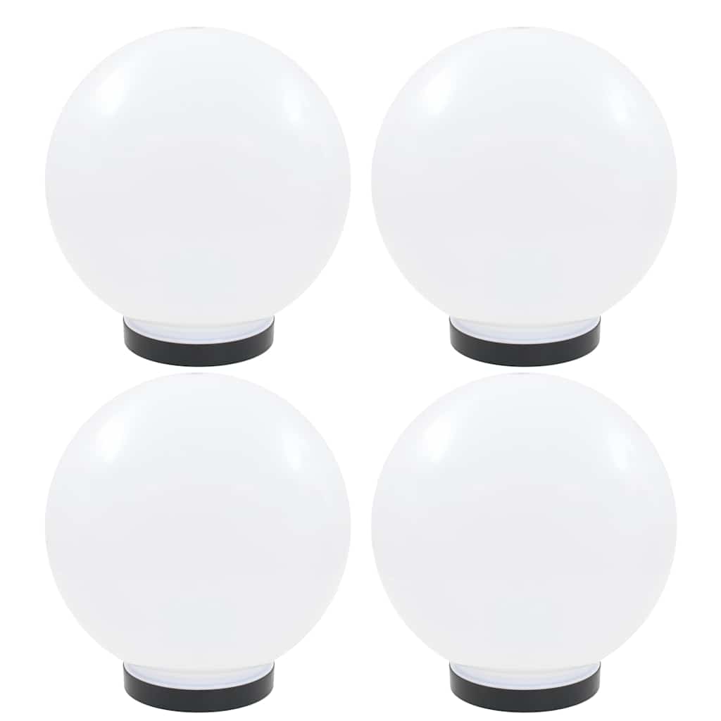 LED-bollampen 4 st rond 25 cm PMMA