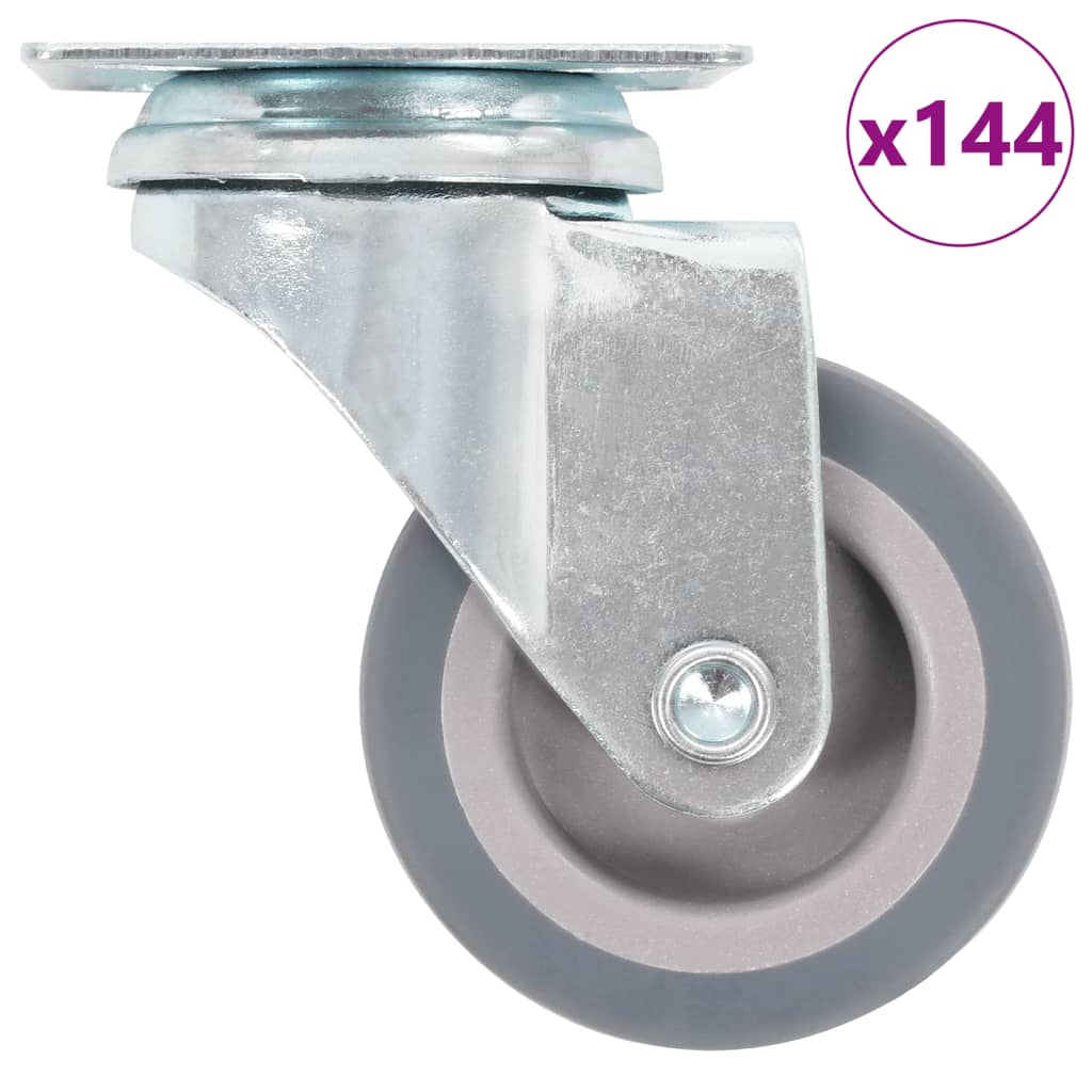 144 st Zwenkwielen 50 mm