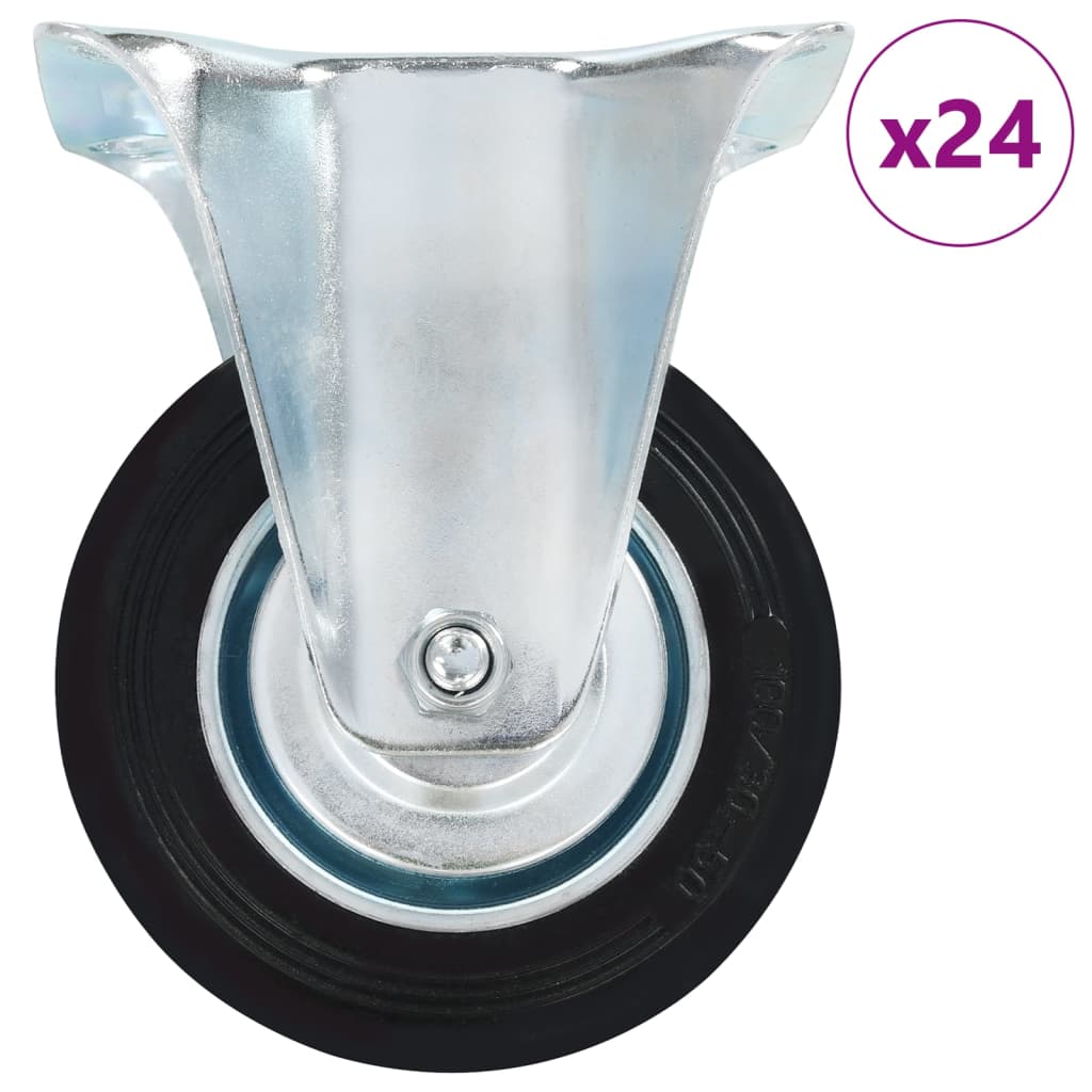 24 st Wielen vast 100 mm – afbeelding 1