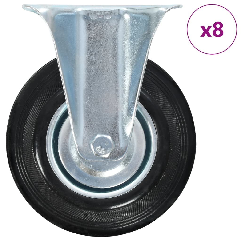 8 st Wielen vast 125 mm