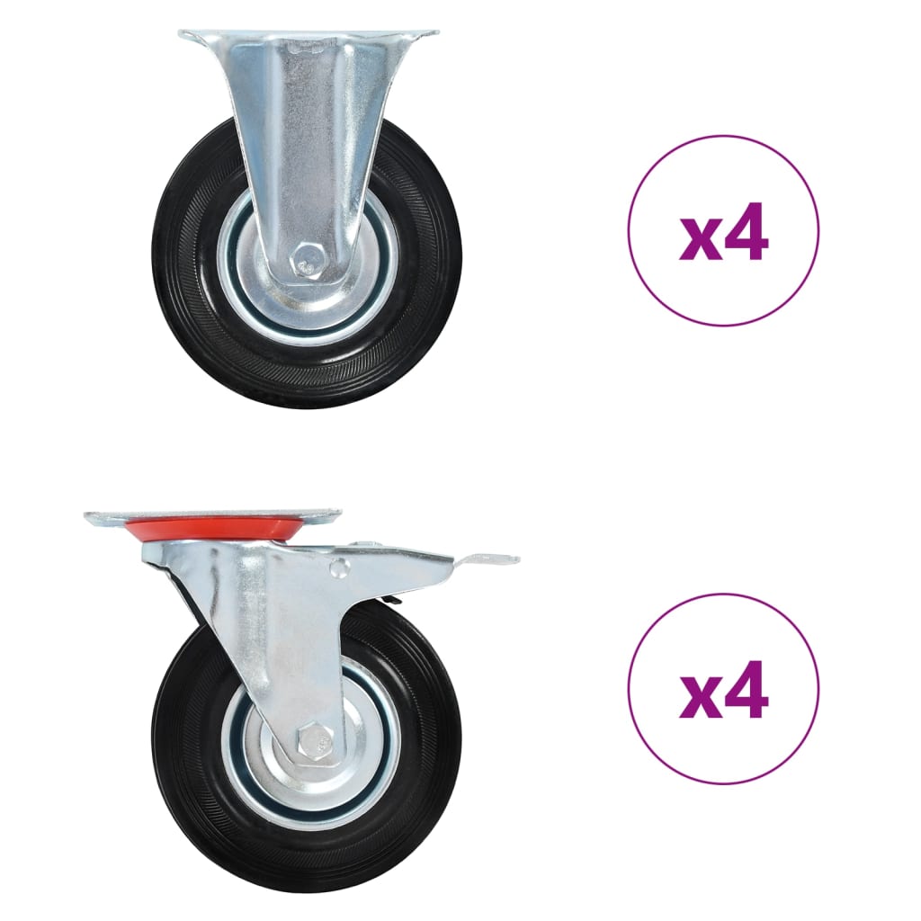 8 st Wielen 125 mm
