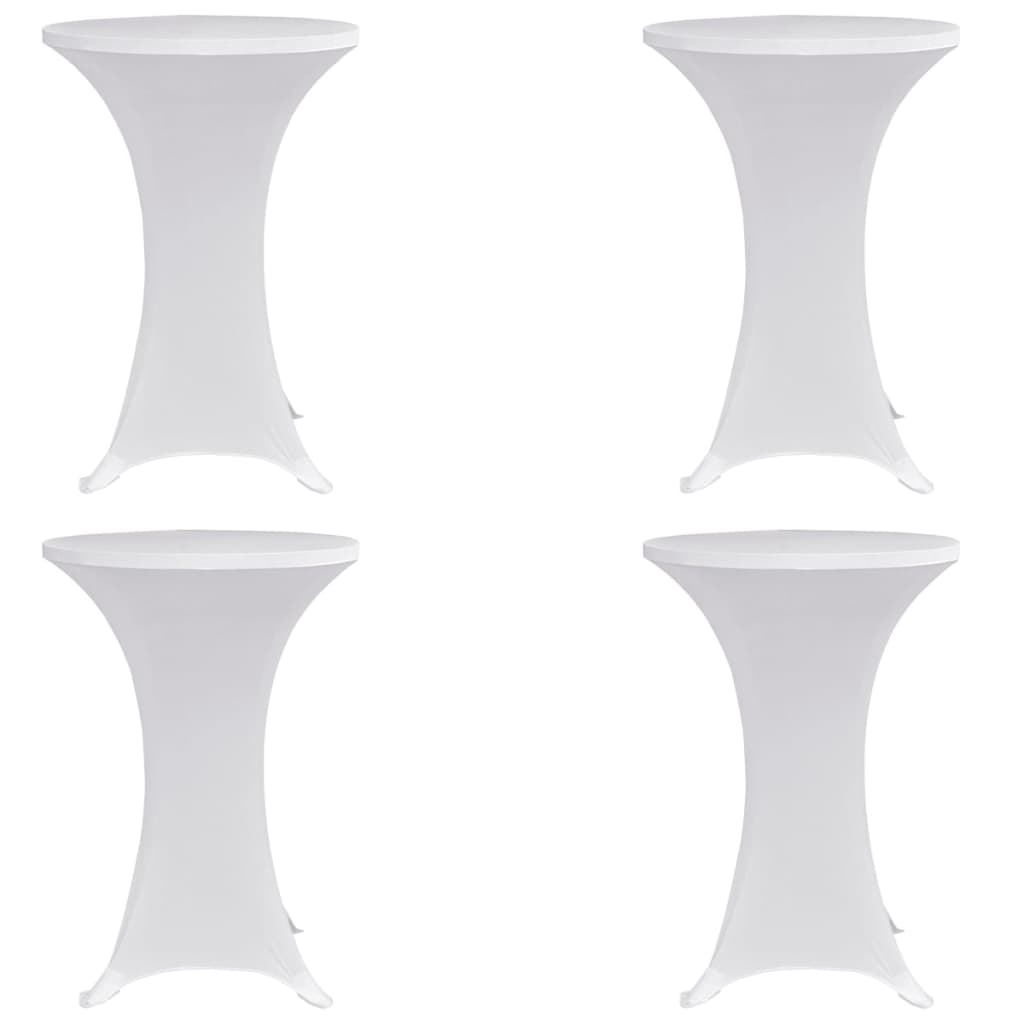 Statafelhoes 4 st stretch Ø80 cm wit – afbeelding 1