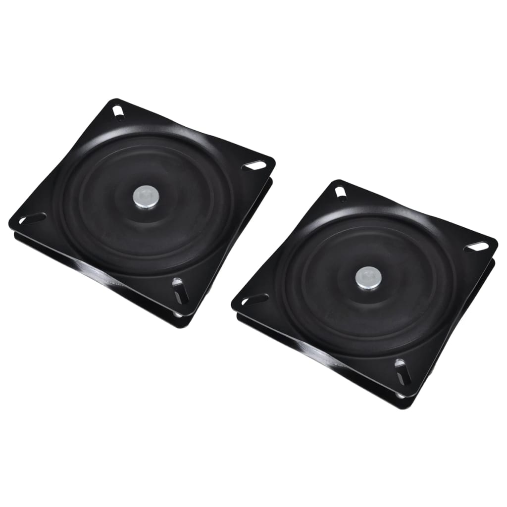 Draaiplateaus voor bootstoelen 2 st standaard 160x160x2,5 mm