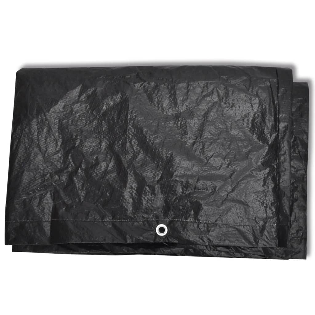 Tuinmeubelhoezen poly rattan 2 st 4-persoons 180x140 cm – afbeelding 4