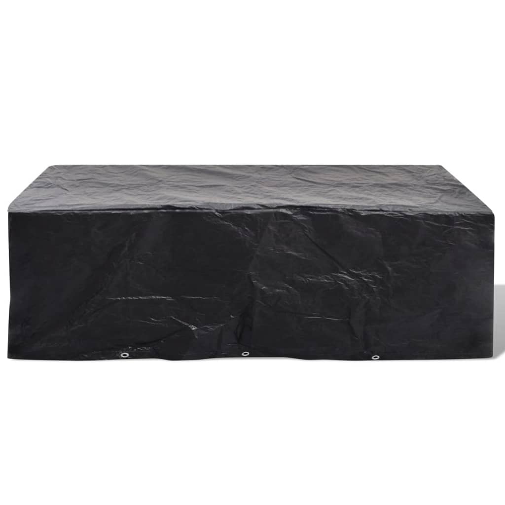 Tuinmeubelhoezen poly rattan 2 st 8-persoons 300x140 cm – afbeelding 3
