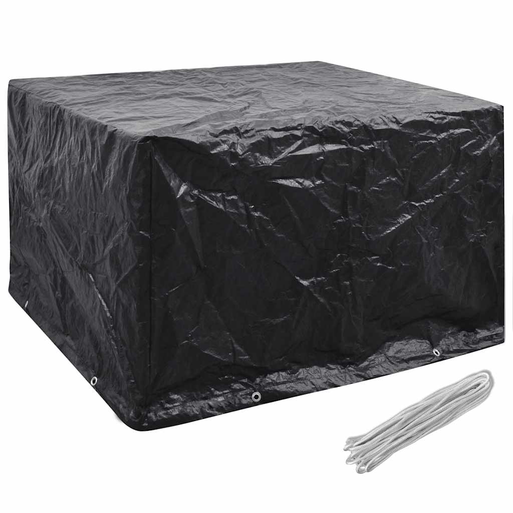 Tuinmeubelhoezen 2 st 8 ogen 135x135x90 cm – afbeelding 2