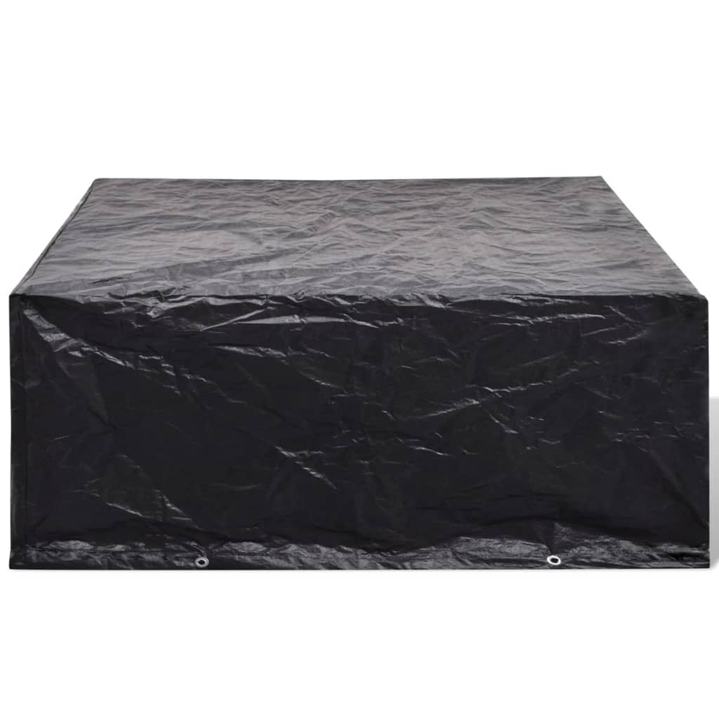 Tuinmeubelhoezen 2 st 10 ogen 260x260x90 cm – afbeelding 3