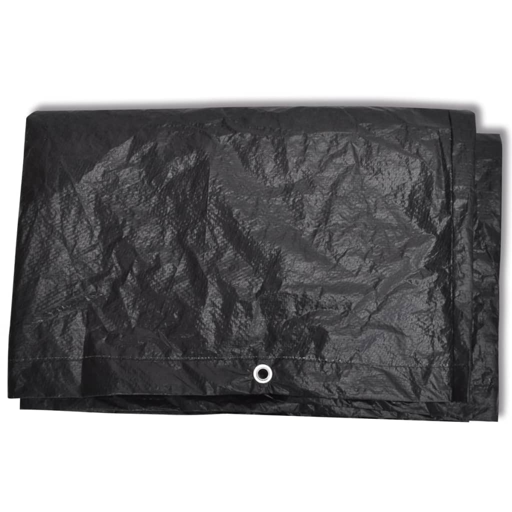 Tuinmeubelhoezen 2 st 10 ogen 260x260x90 cm – afbeelding 4