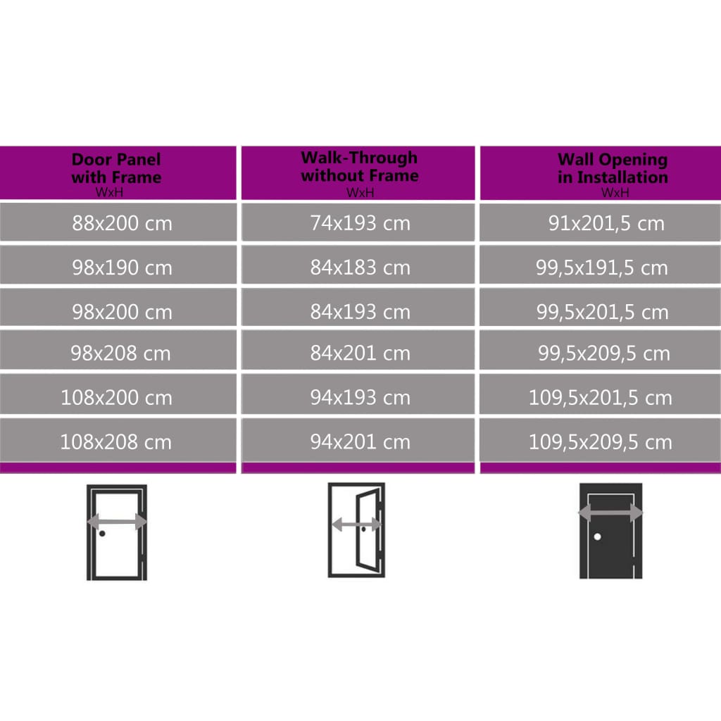 Voordeur 98x200 cm antraciet – afbeelding 9