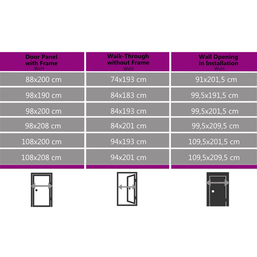 Voordeur 98x200 cm antraciet – afbeelding 10
