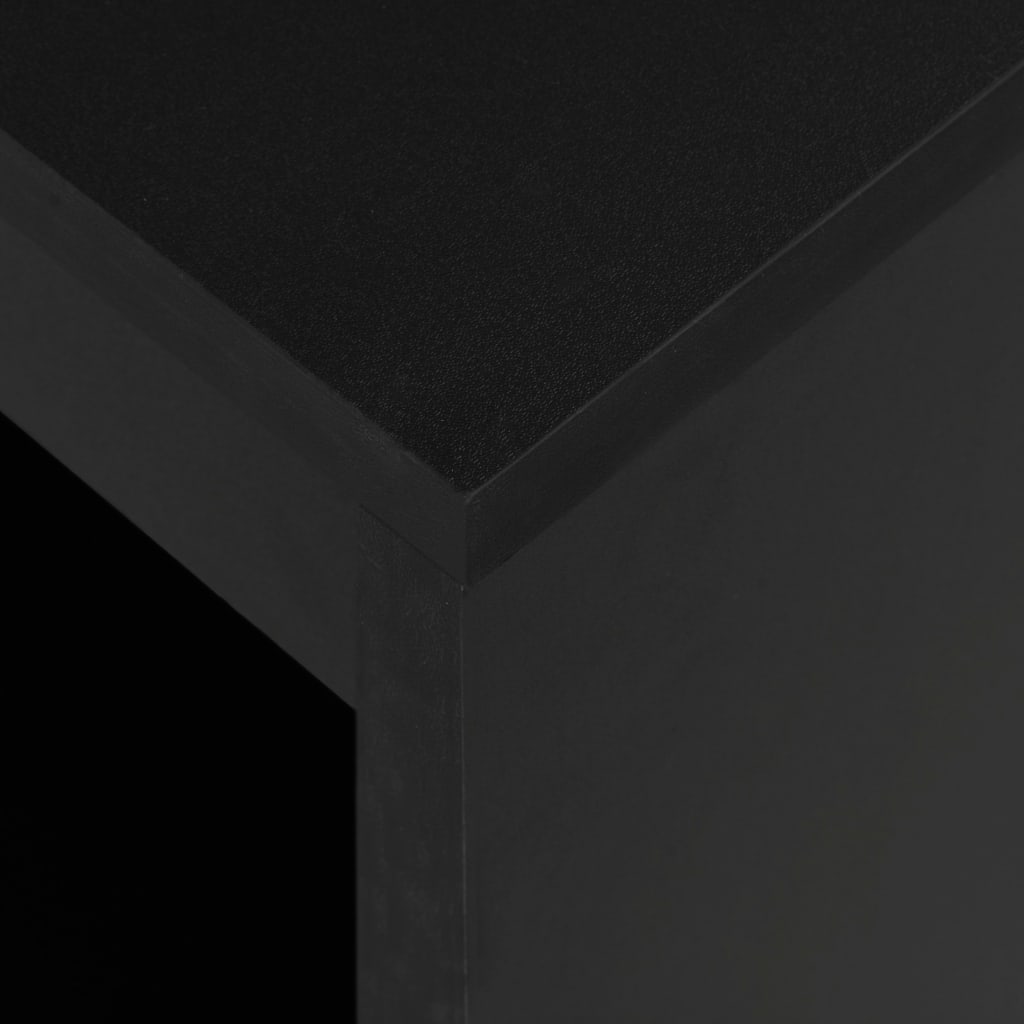 Bartafel met schap 110x50x103 cm zwart – afbeelding 5