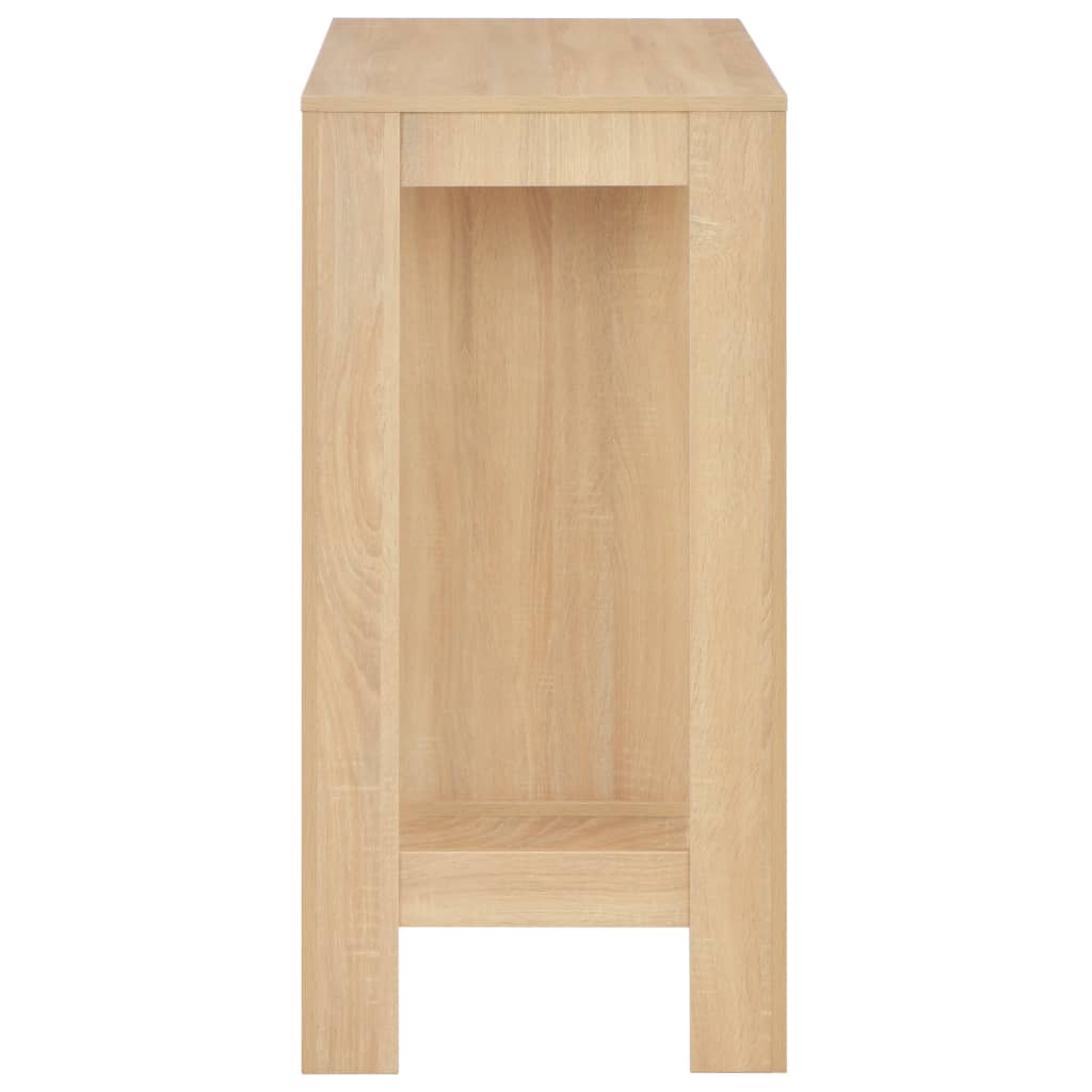 Bartafel met schap 110x50x103 cm eikenkleurig – afbeelding 4