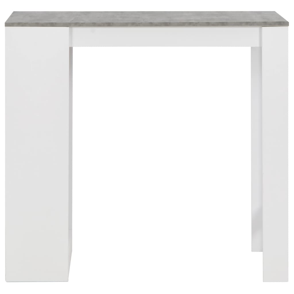 Bartafel met schap 110x50x103 cm wit – afbeelding 2
