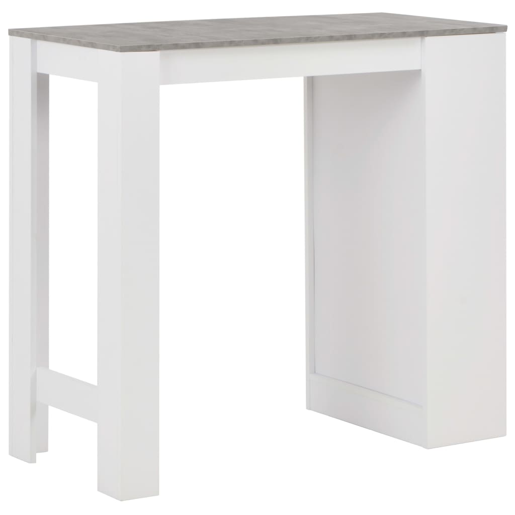 Bartafel met schap 110x50x103 cm wit – afbeelding 3