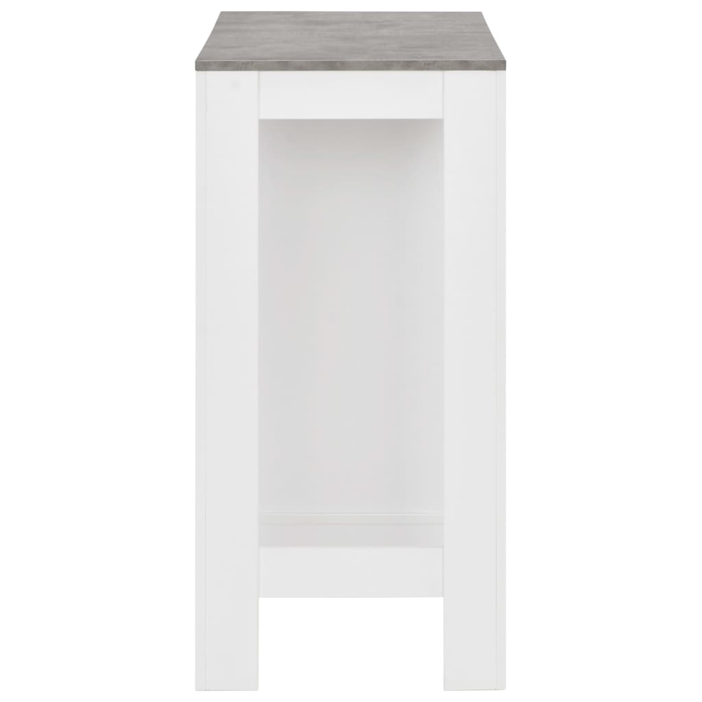 Bartafel met schap 110x50x103 cm wit – afbeelding 4