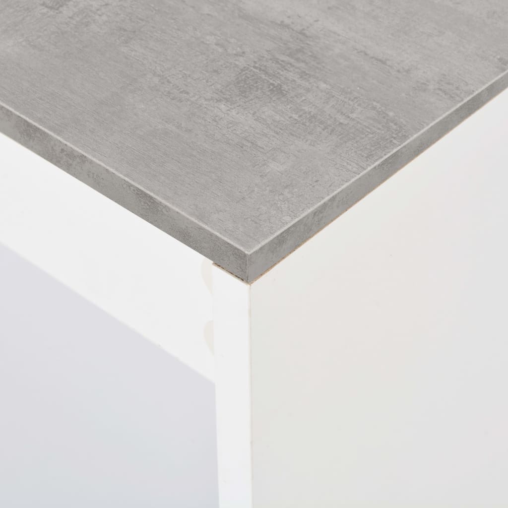 Bartafel met schap 110x50x103 cm wit – afbeelding 5