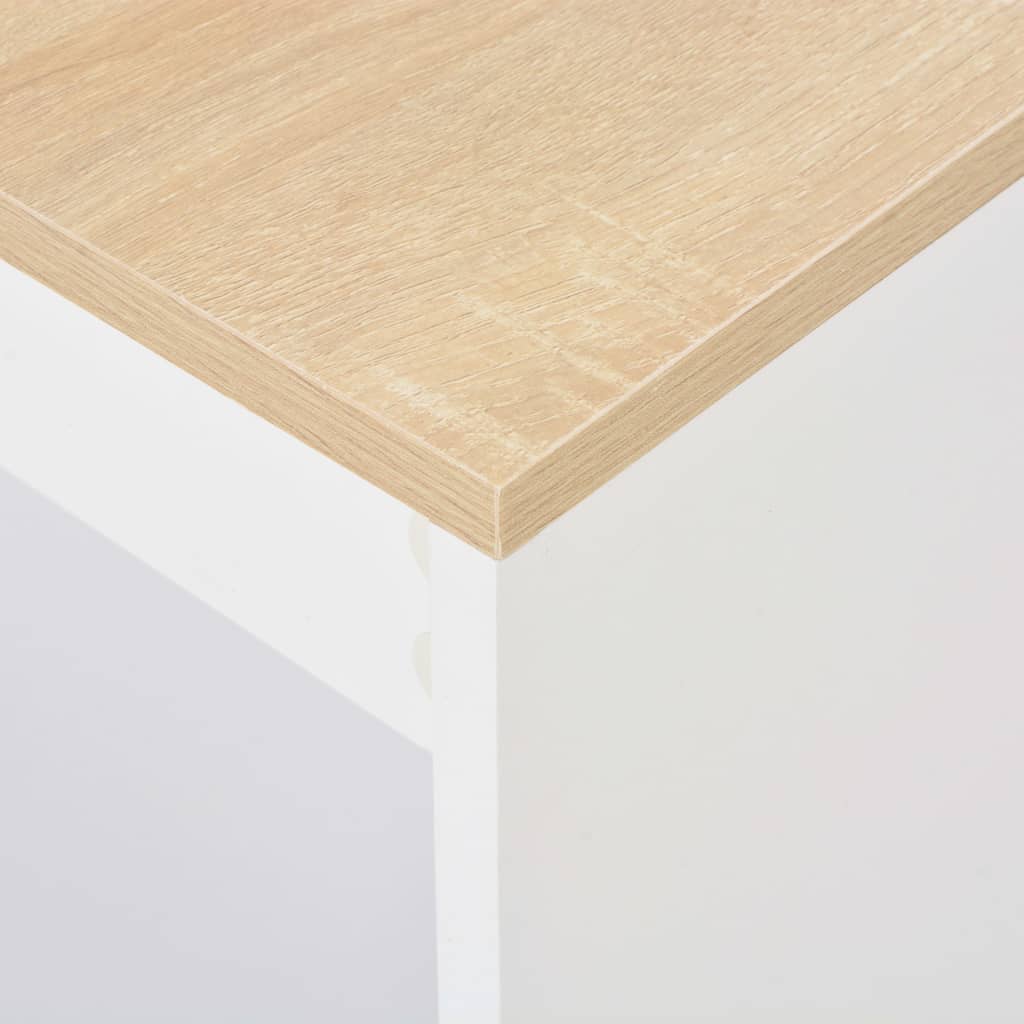 Bartafel met schap 110x50x103 cm wit – afbeelding 5