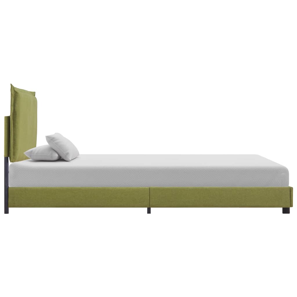 Bedframe stof groen 90x200 cm – afbeelding 4