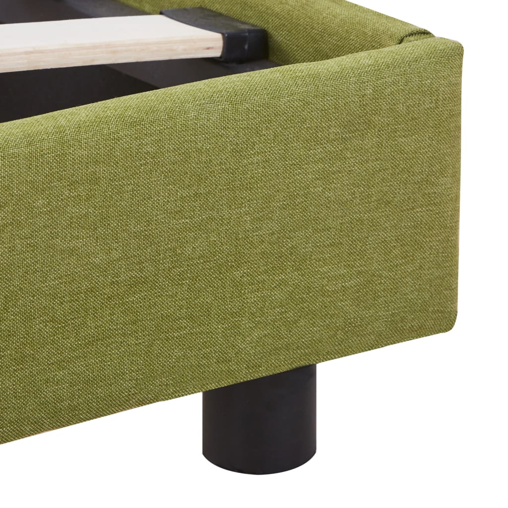 Bedframe stof groen 90x200 cm – afbeelding 6