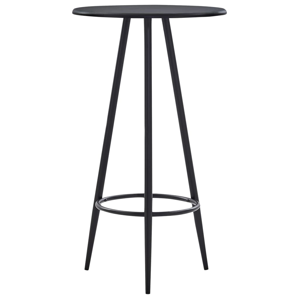 Bartafel 60x107,5 cm MDF zwart
